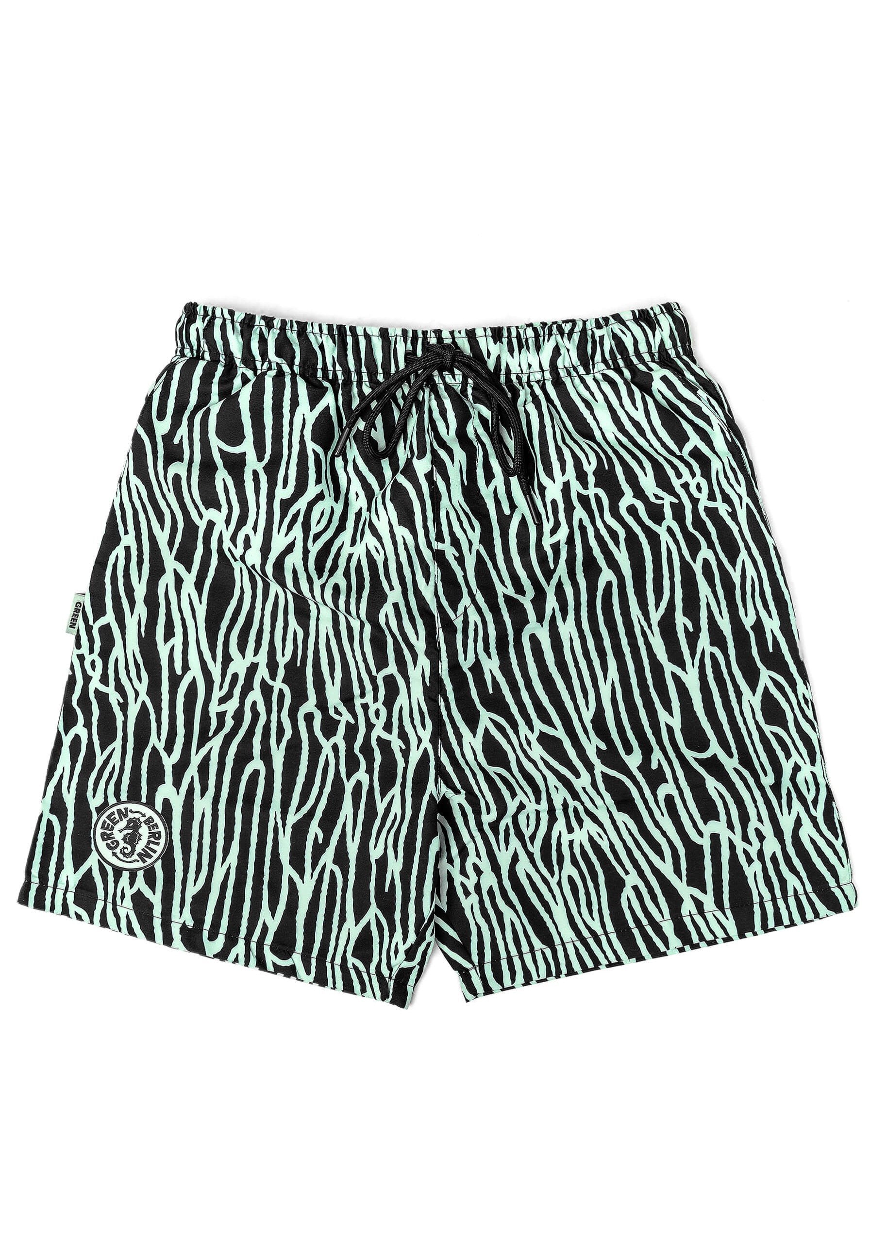 Green Berlin - Coral Green Schwarz/Mintgrün - Board Shorts | Men-Image