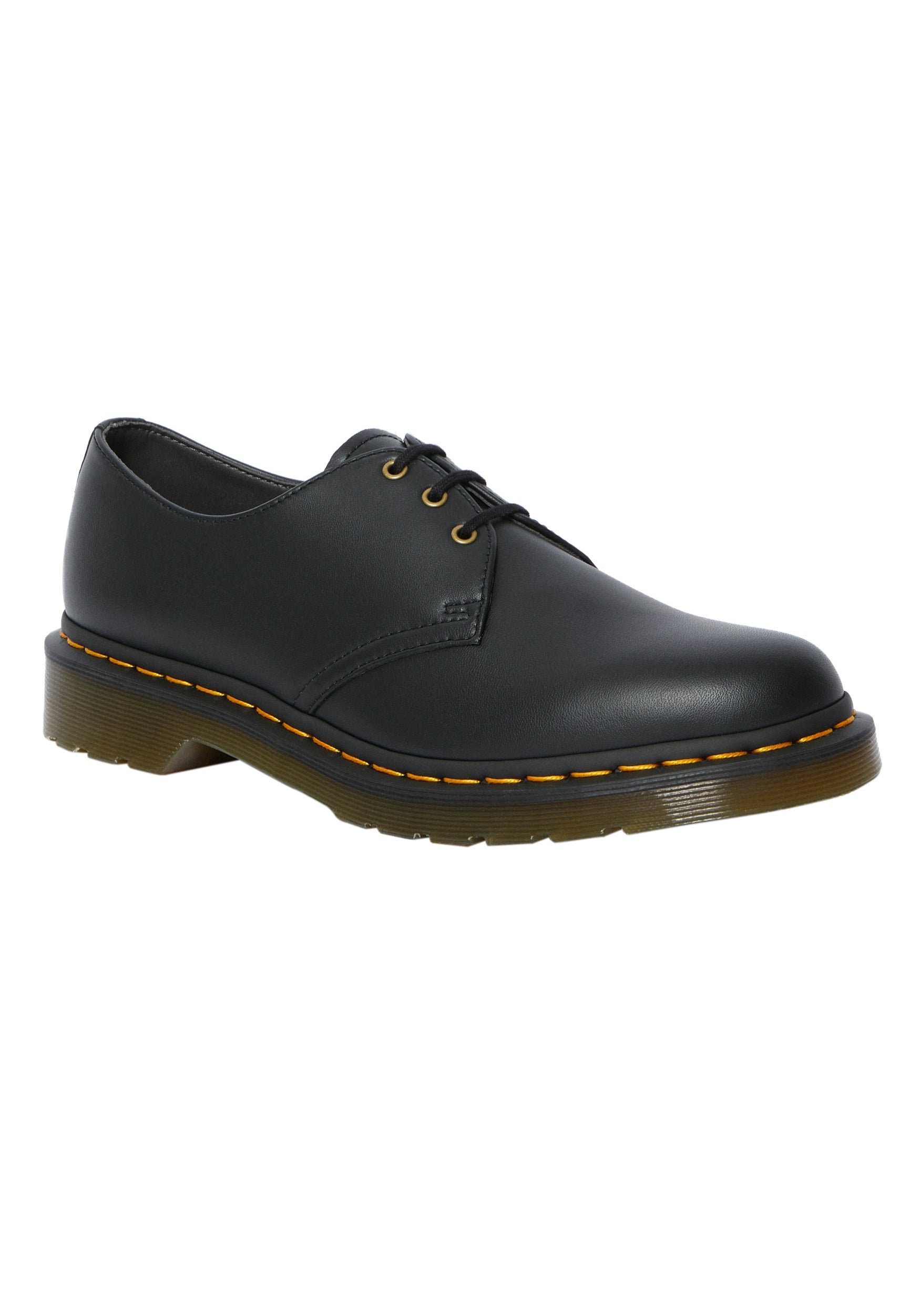 Dr. Martens - Vegan 1461 Black Felix Rub Off - Shoes | Men-Image