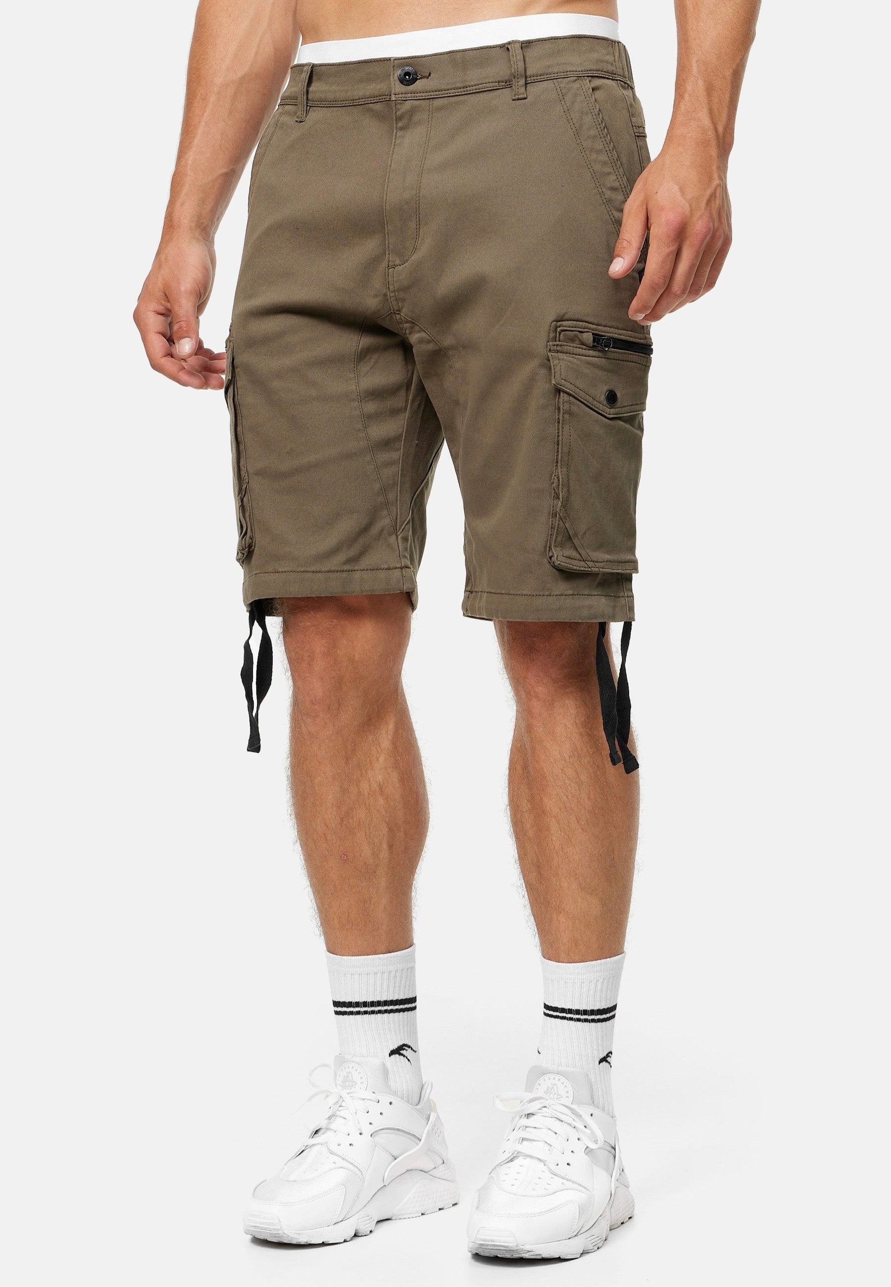 Indicode - Agron Army - Shorts | Men-Image