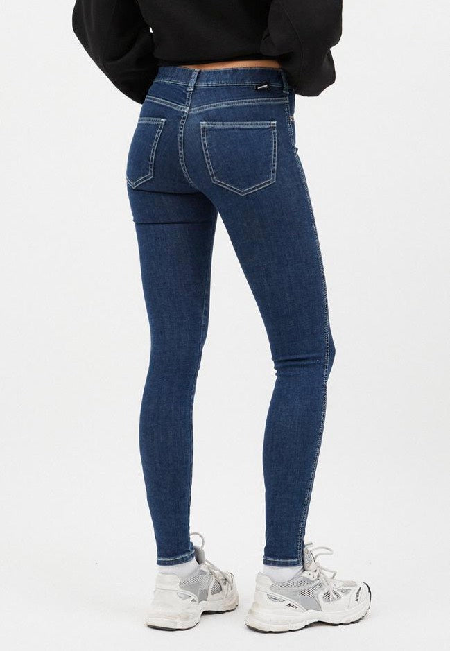 Dr. Denim - Plenty Storm Deep Blue Plain - Jeans | Women-Image