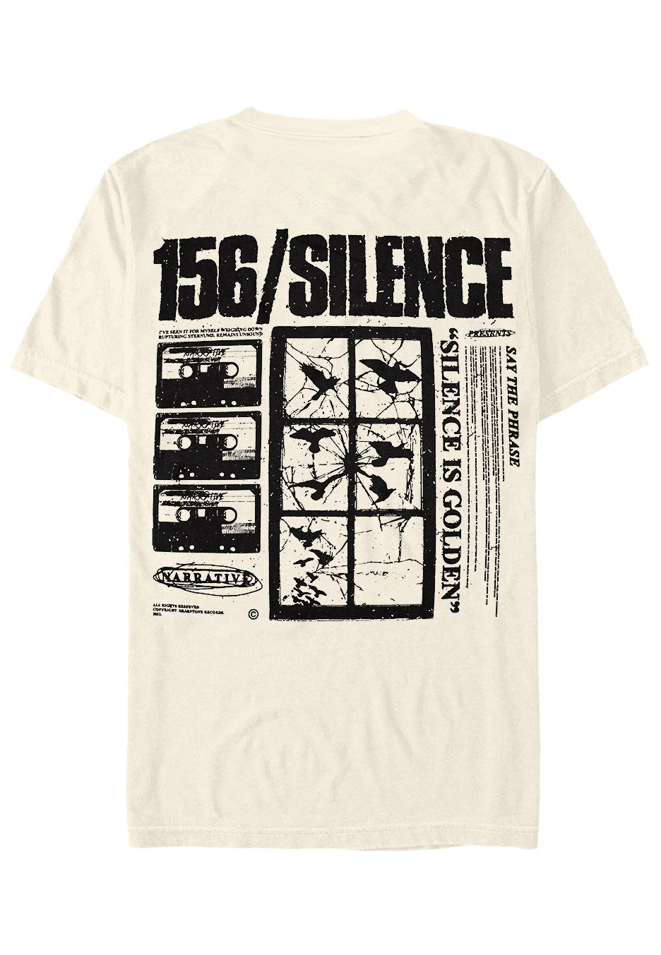 156/Silence - Narrative Tapes Sand - T-Shirt | Neutral-Image