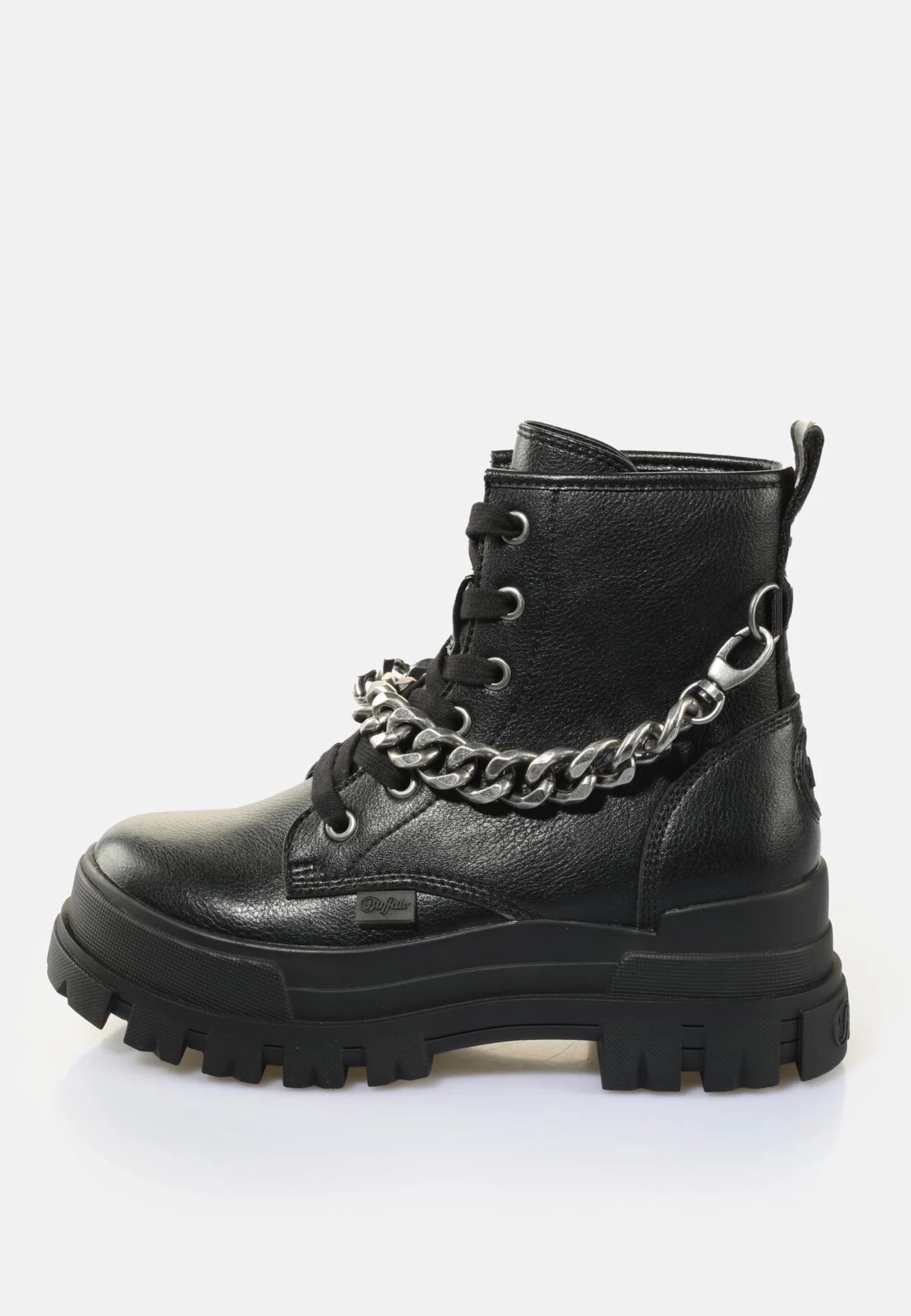 Buffalo - Aspha Rld Chain Vegan Nappa Black/Silver - Girl Shoes | Women-Image