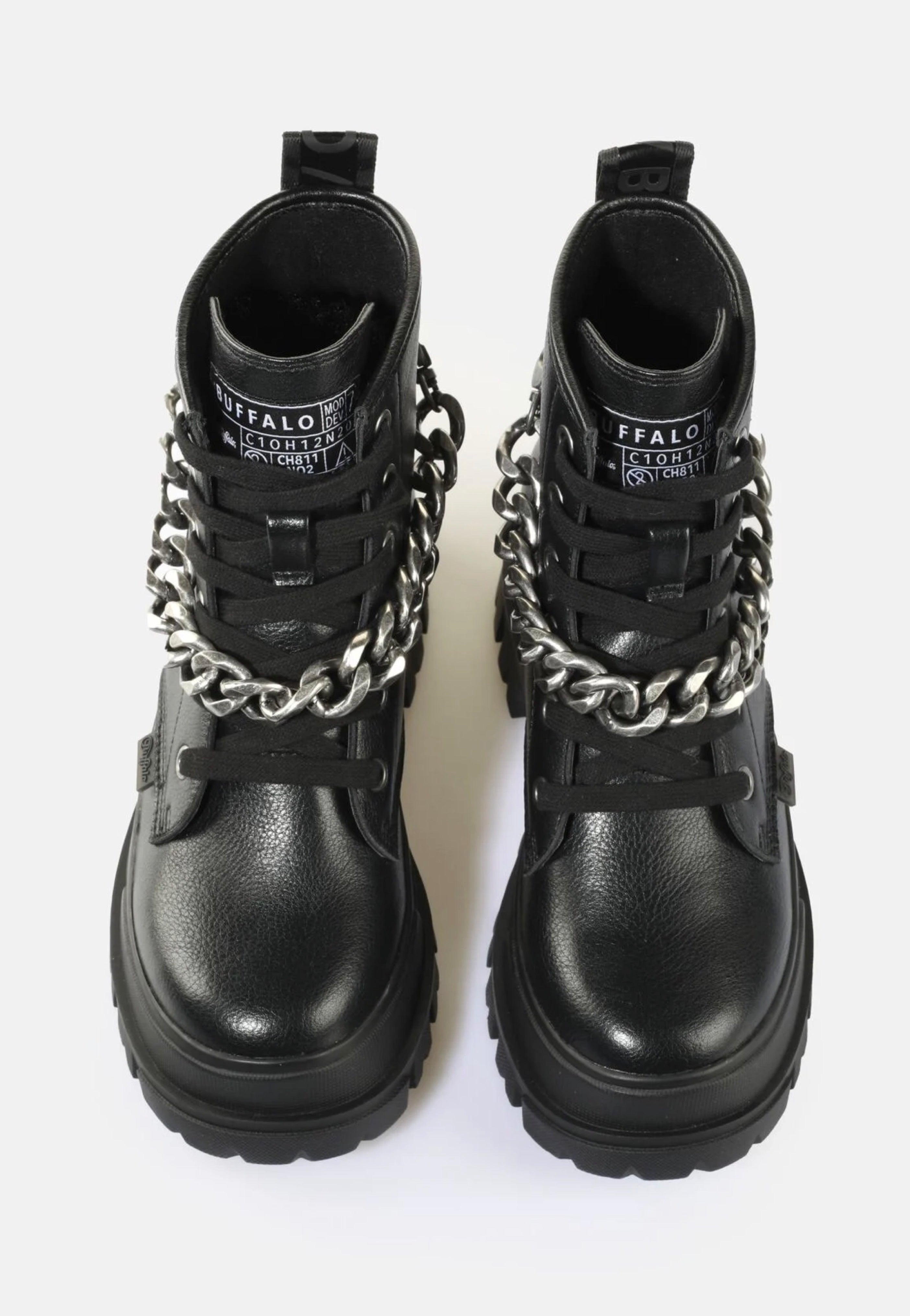 Buffalo - Aspha Rld Chain Vegan Nappa Black/Silver - Girl Shoes | Women-Image