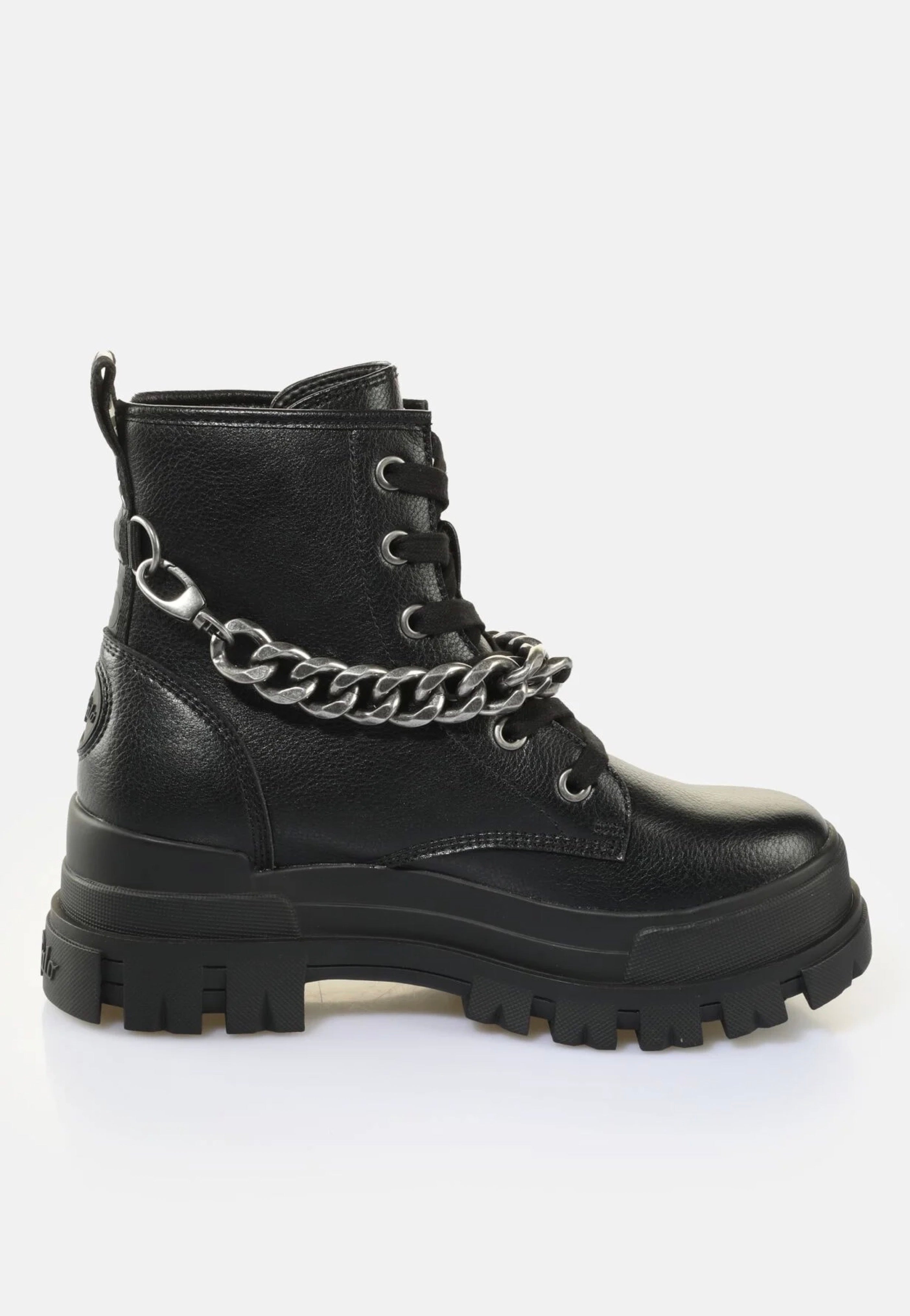 Buffalo - Aspha Rld Chain Vegan Nappa Black/Silver - Girl Shoes | Women-Image