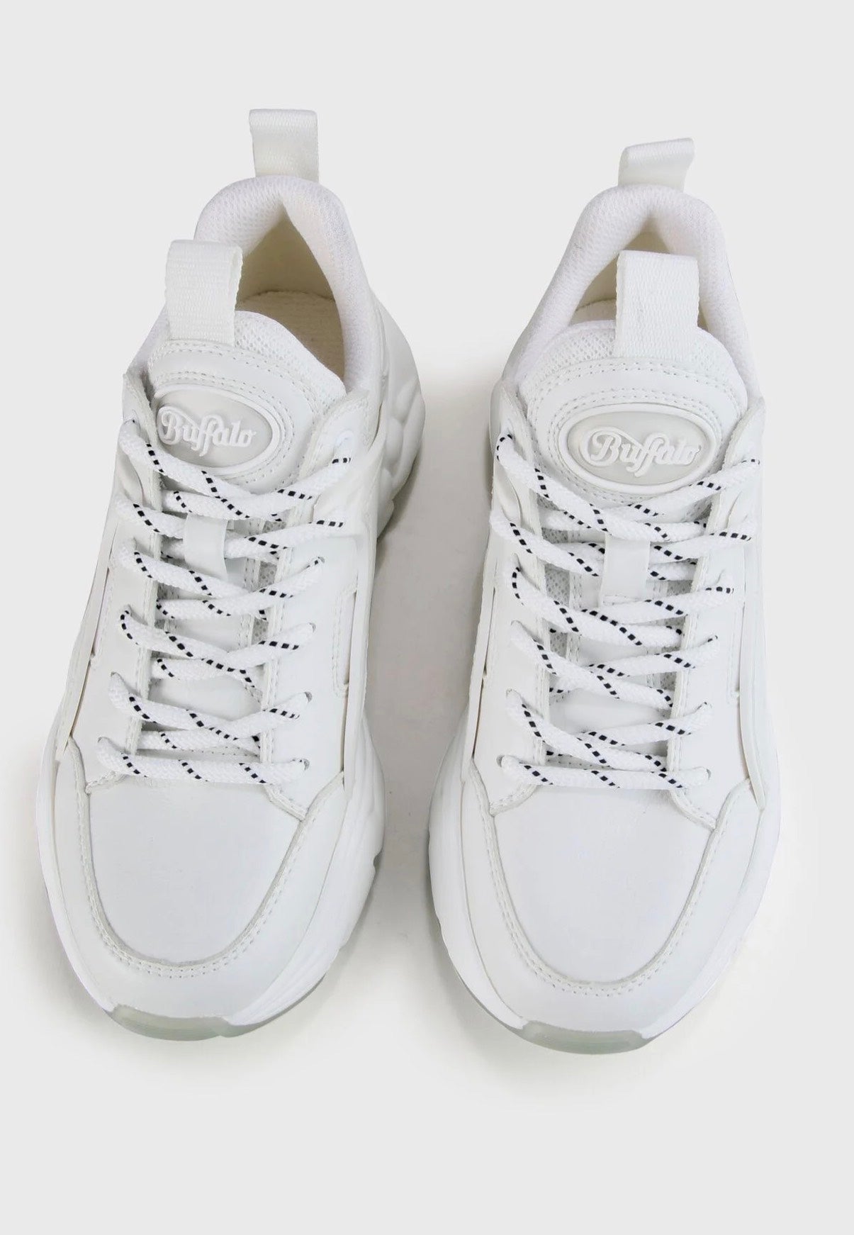 Buffalo - Binary C Low Imi NappaTextile White - Girl Shoes | Women-Image