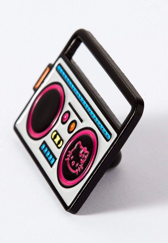 Punky Pins - Hello Kitty Boombox Enamel - Pin | Neutral-Image