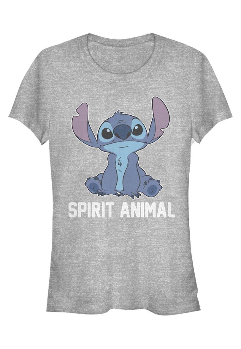 Lilo & Stitch - Spirit Animal V2 Heather Grey - Girly | Women-Image