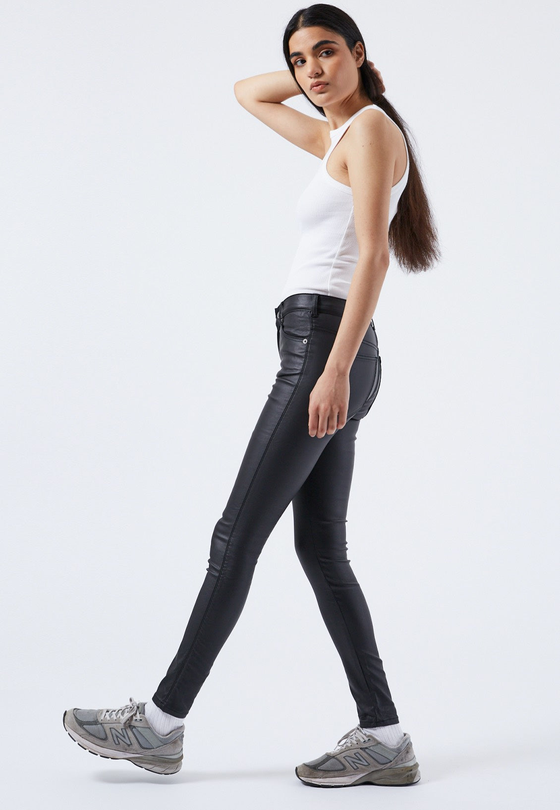 Dr. Denim - Lexy Black Metal - Jeggings | Women-Image