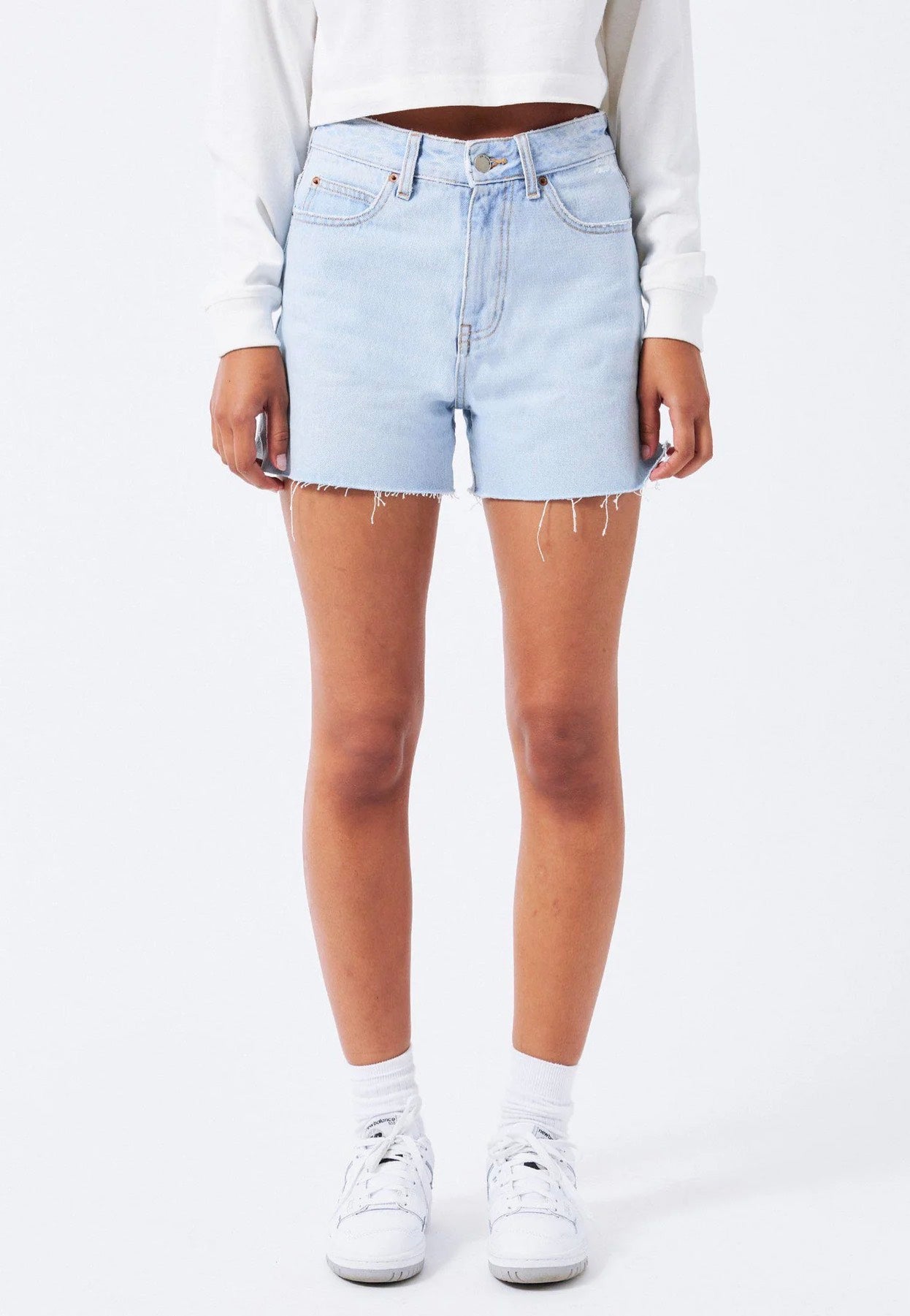 Dr. Denim - Nora Short Stream Superlight Worn Raw Hem - Shorts | Women-Image