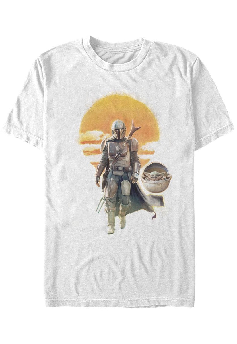 The Mandalorian - Mando Child Walk White - T-Shirt | Men-Image