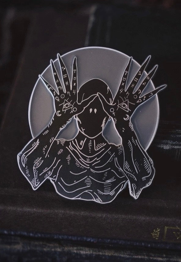 Lively Ghosts - Palmistry Man Black/Silver - Pin | Neutral-Image