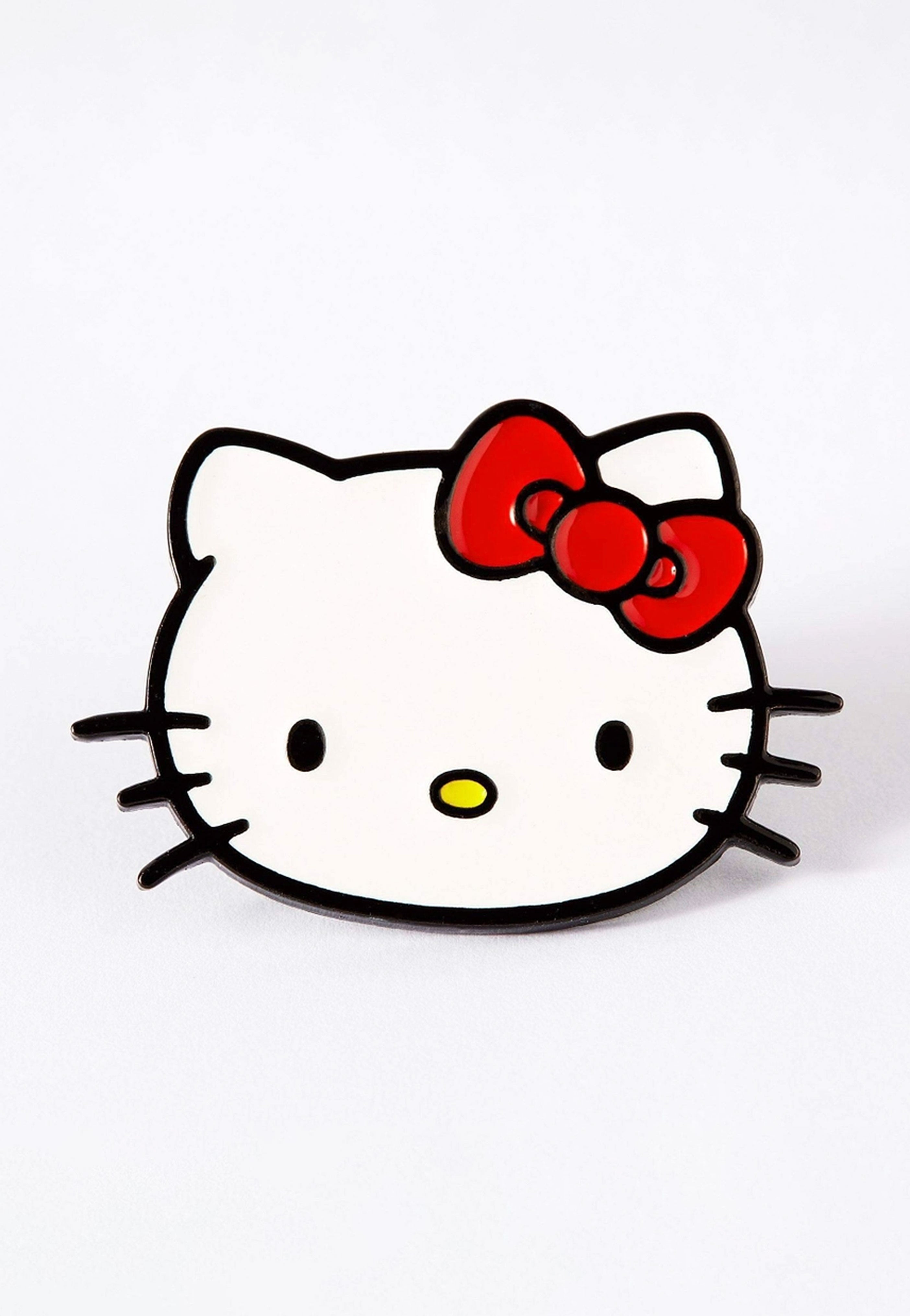 Punky Pins x Hello Kitty - Punkys Kitty Face Enamel - Pin | Neutral-Image