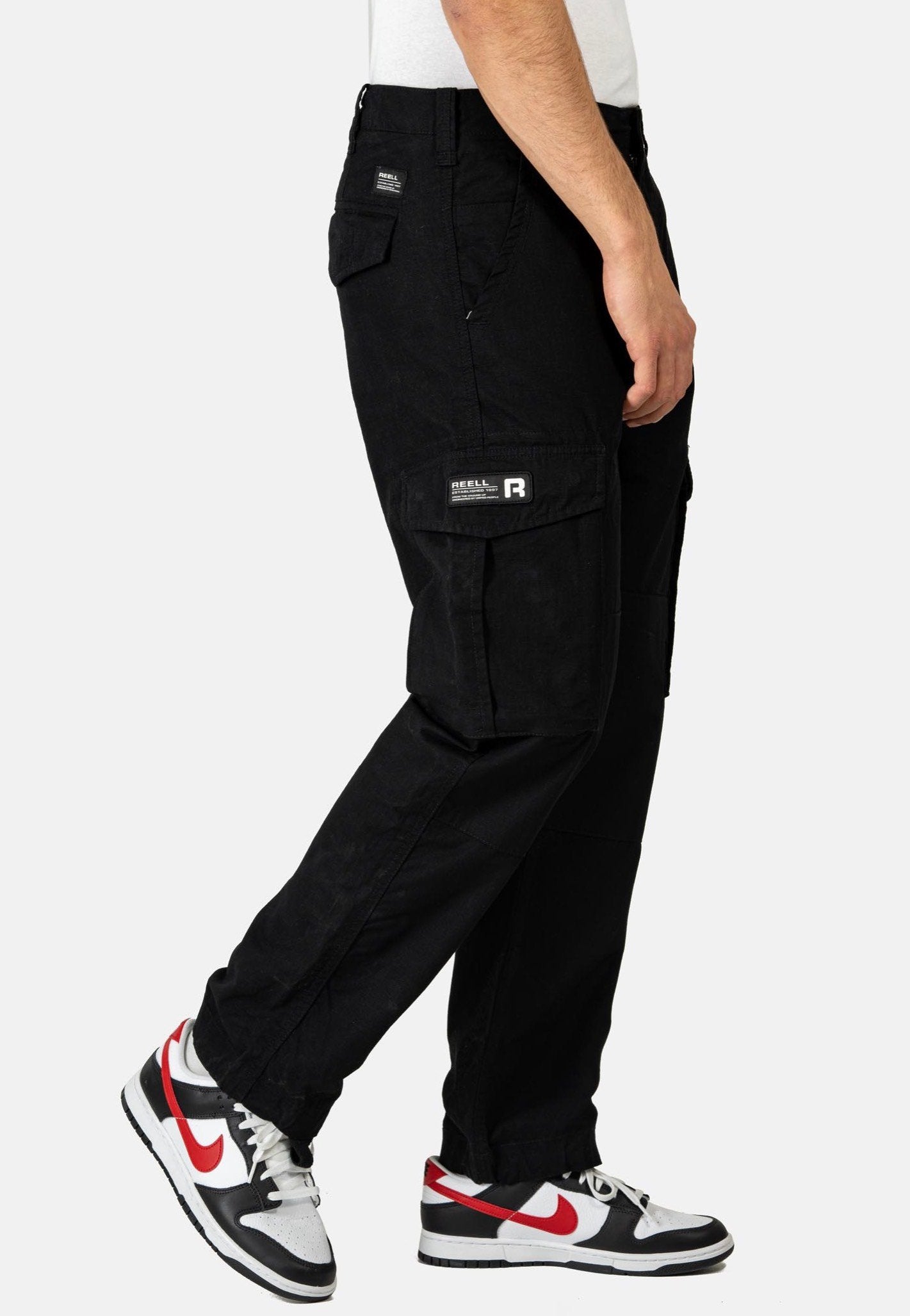 REELL - Cargo Ripstop Deep Black - Pants | Men-Image