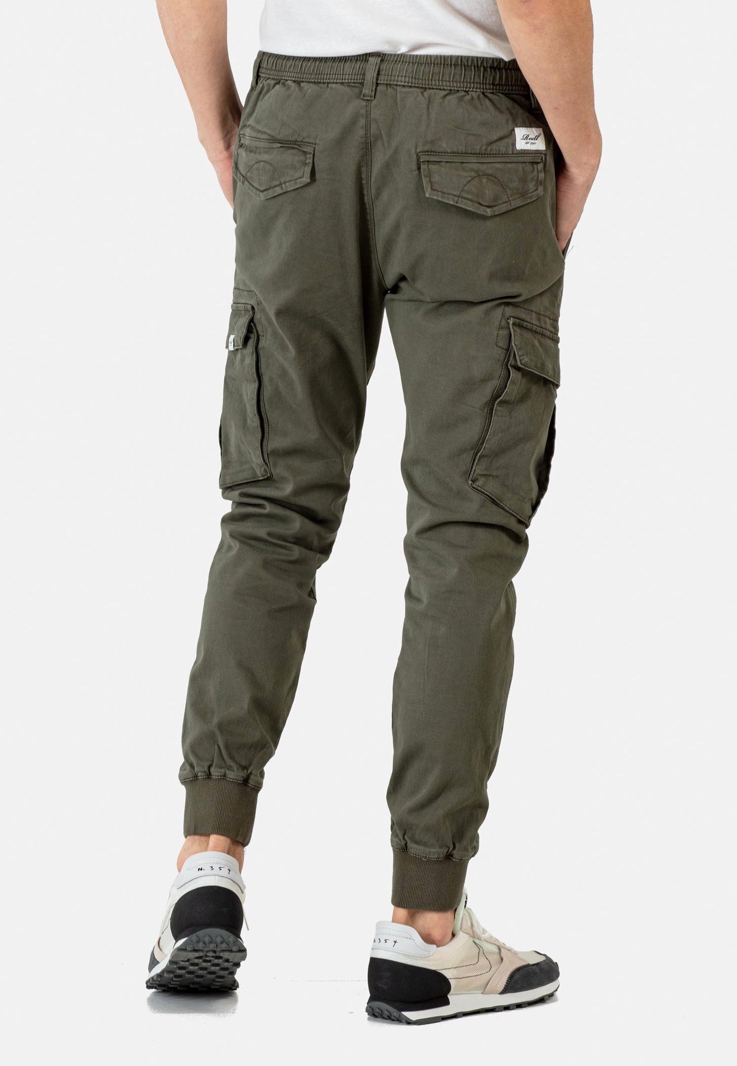 REELL - Reflex Rib Cargo Olive - Pants | Men-Image