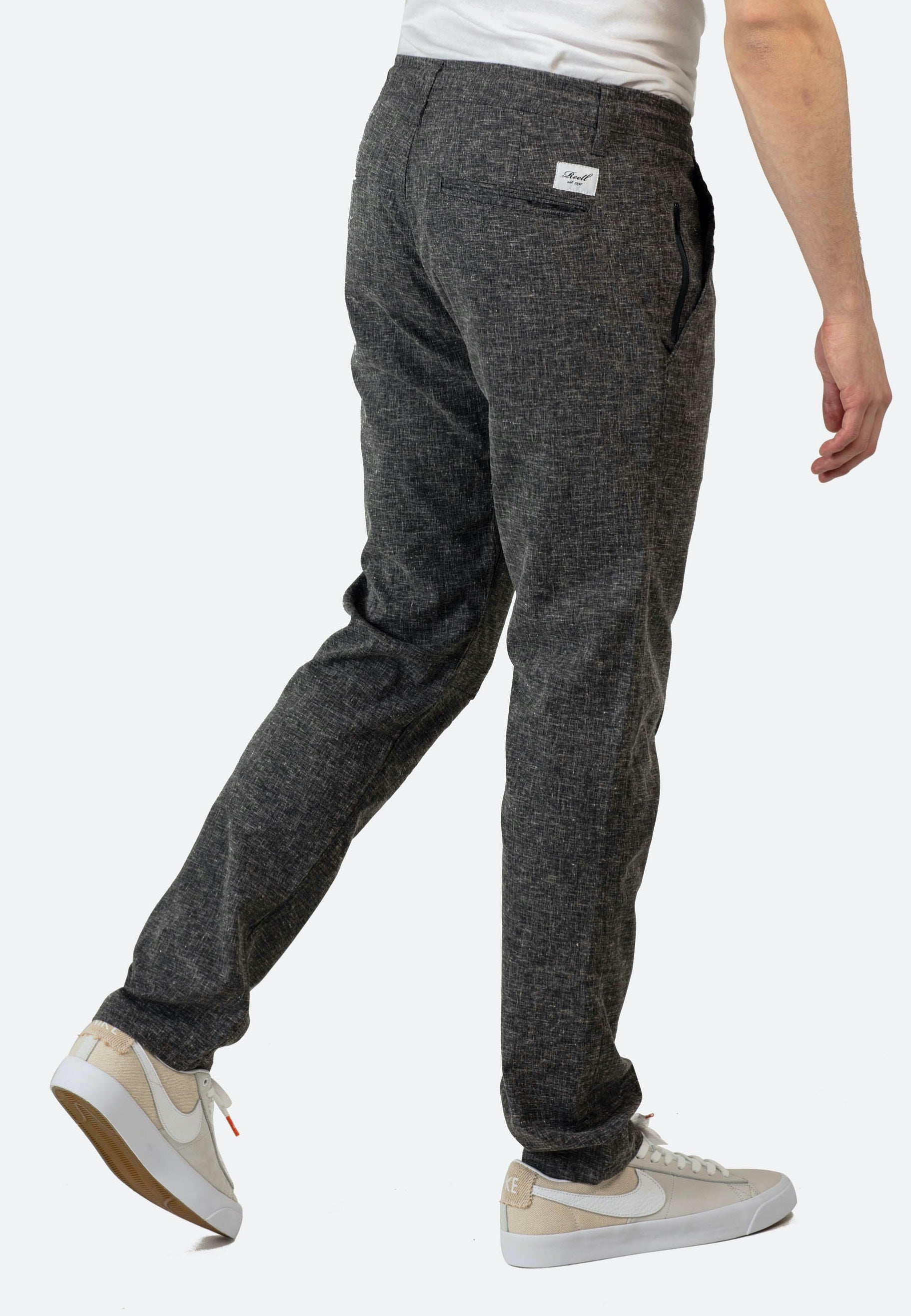 REELL - Reflex Evo Black Linen - Pants | Men-Image