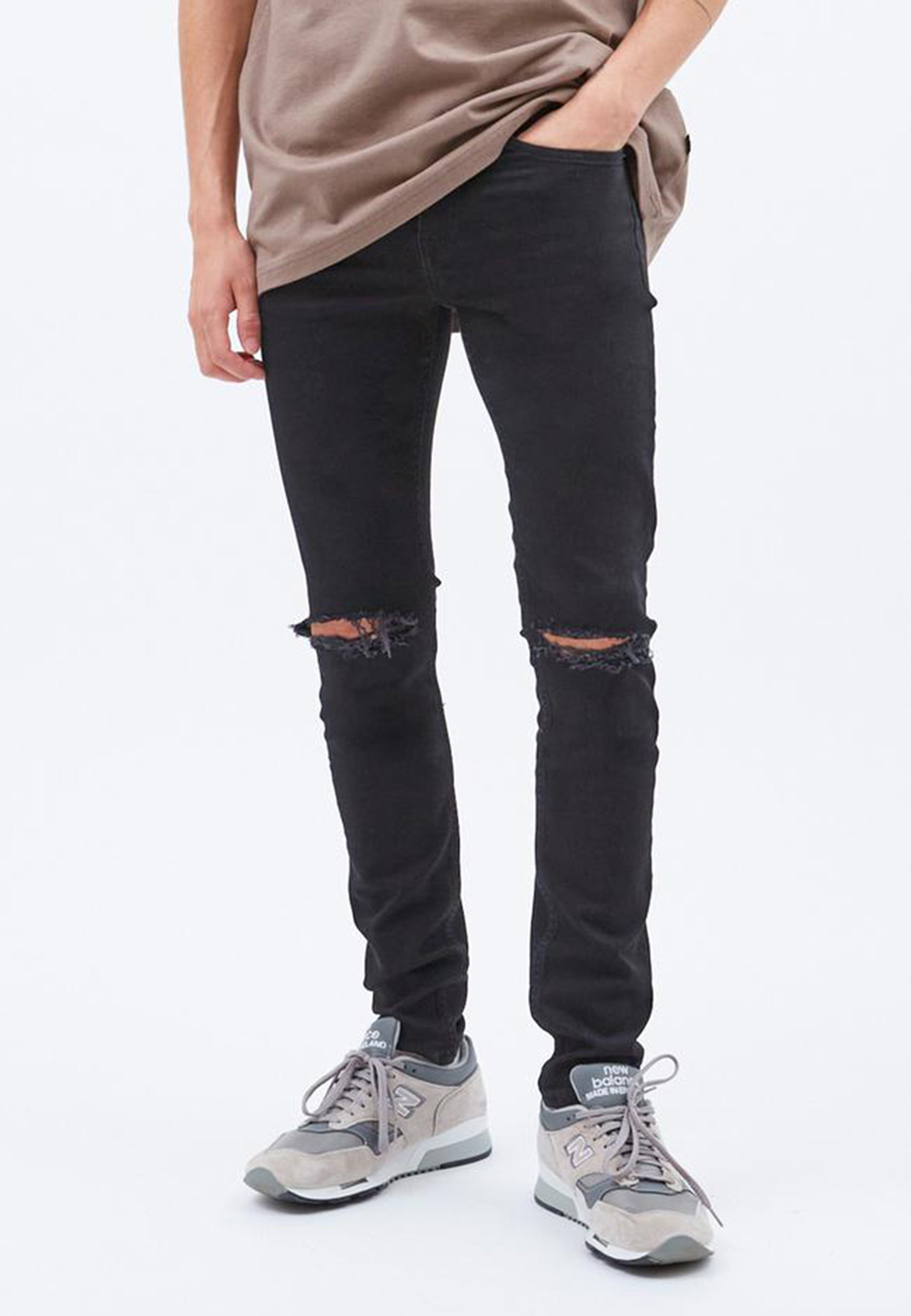 Dr. Denim - Chase Black Ripped Knees - Jeans | Men-Image