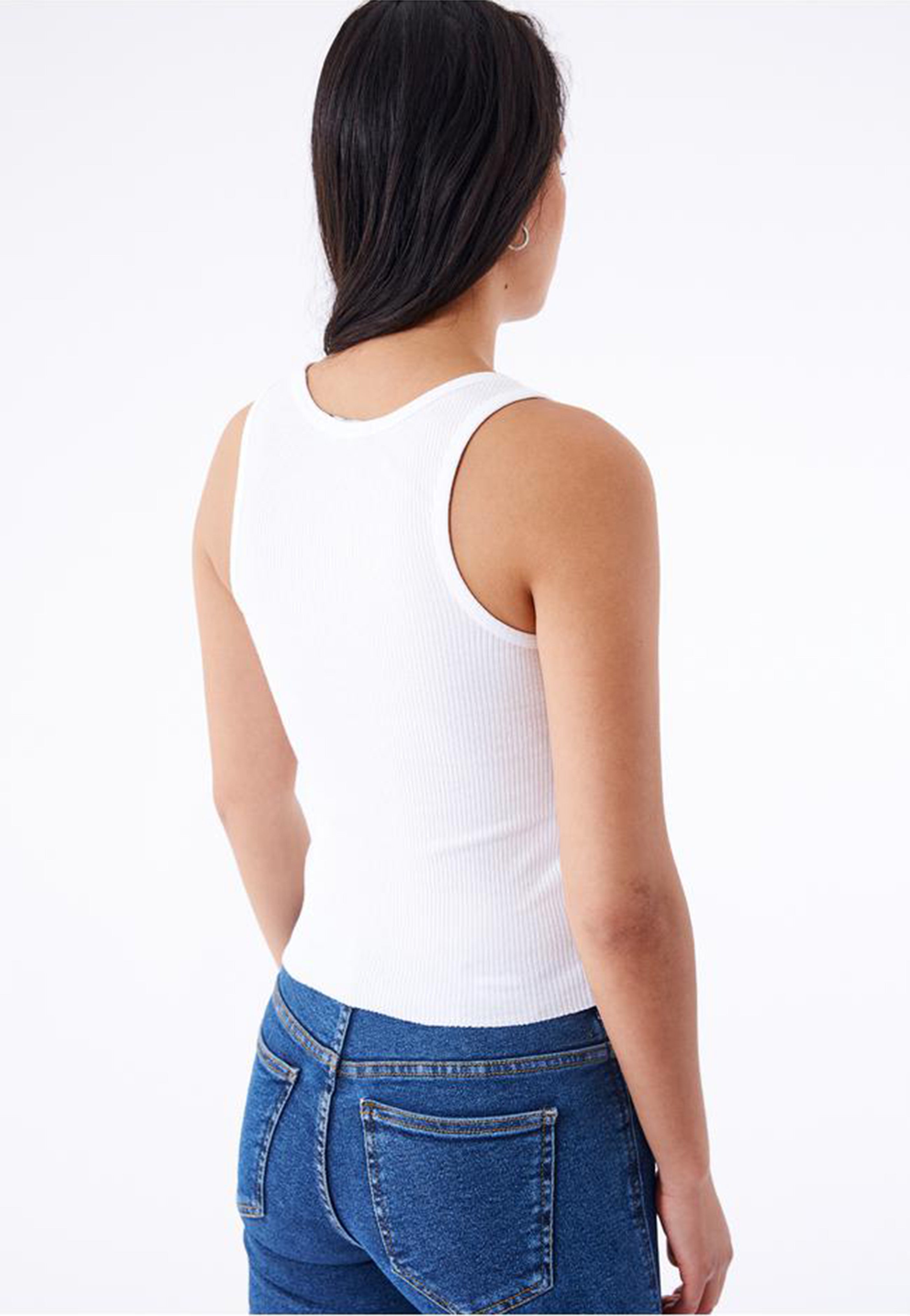 Dr. Denim - Demi Singlet White - Tank | Women-Image