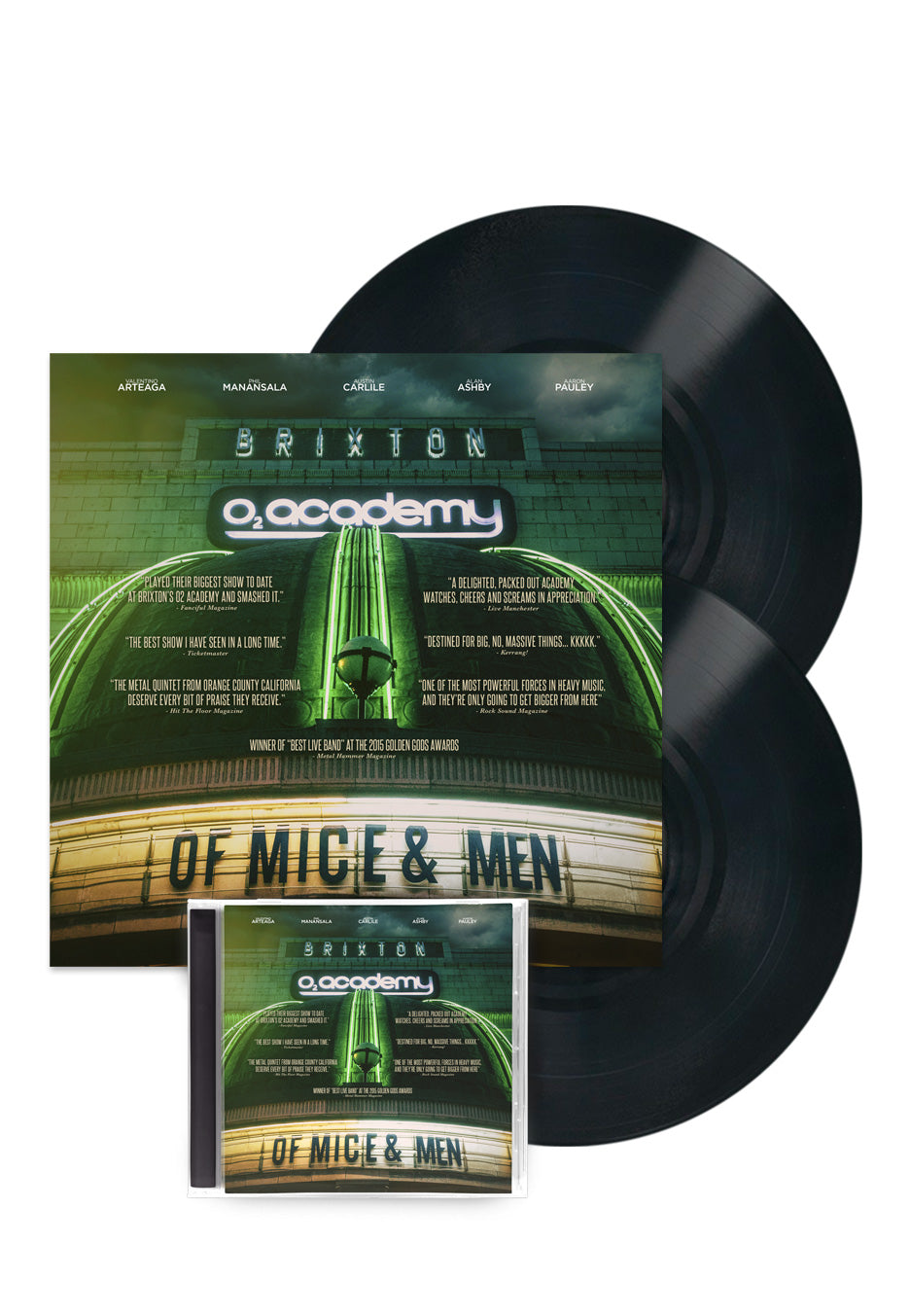 Of Mice & Men - Live At Brixton - 2 Vinyl + DVD | Neutral-Image