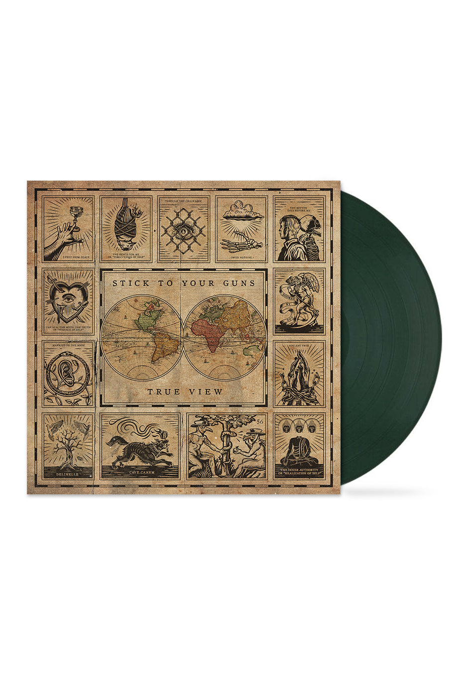 Stick To Your Guns - True View Green Bundel - Colored Vinyl + DVD | Neutral-Image