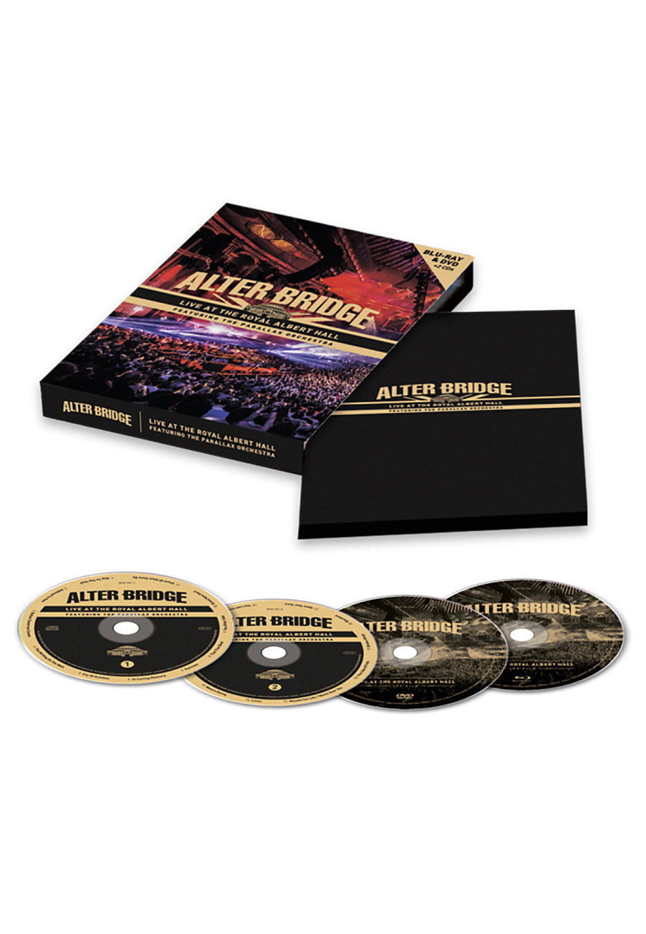 Alter Bridge - Live At The Royal Albert Hall Featuring The Parallay Orchestra - Slipcase 2 CD + DVD + Blu Ray | Neutral-Image