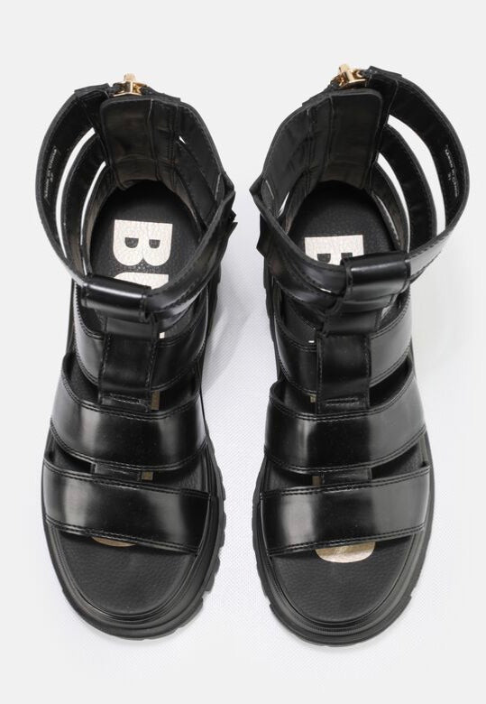 Buffalo - Aspha Zeus Platform Vegan Box Nappa Black - Girl Sandals | Women-Image