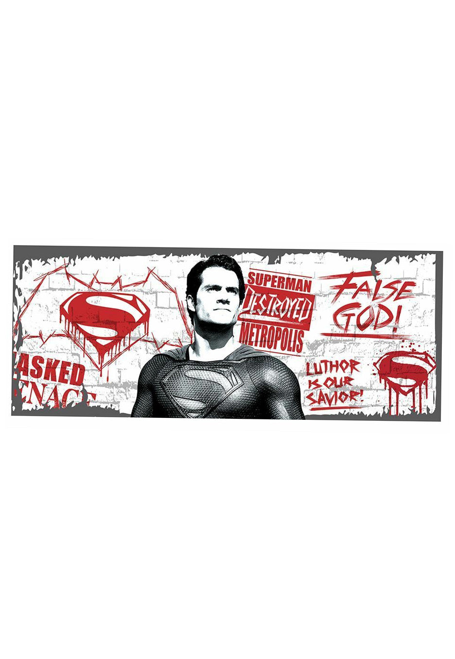 Batman v Superman - Superman Wanted Poster - Mug | Neutral-Image