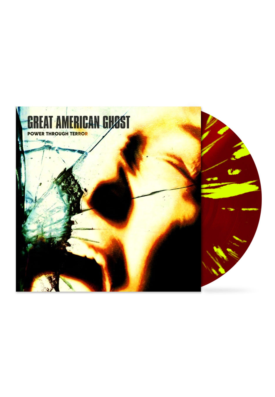 Great American Ghost - Power Through Terror Ruby /w Lemon - Splattered Vinyl | Neutral-Image