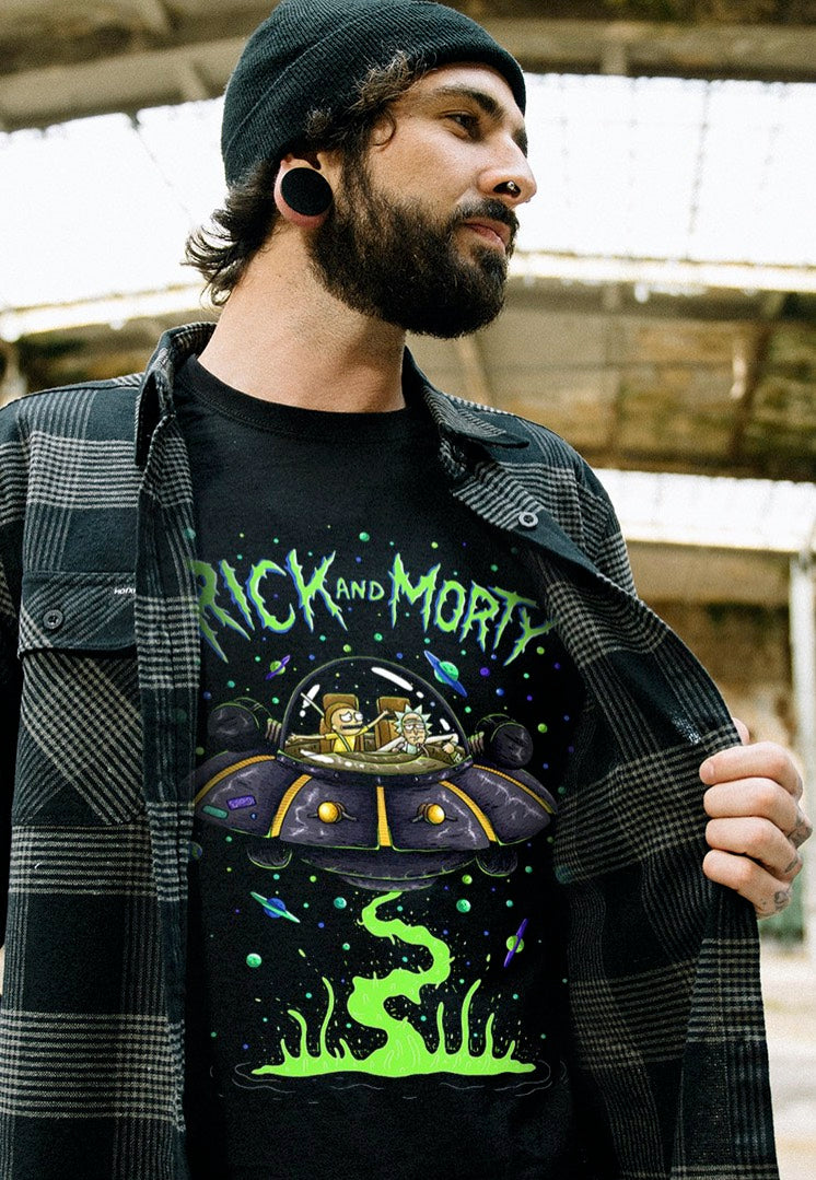 Rick And Morty - Space Cruiser - T-Shirt | Men-Image