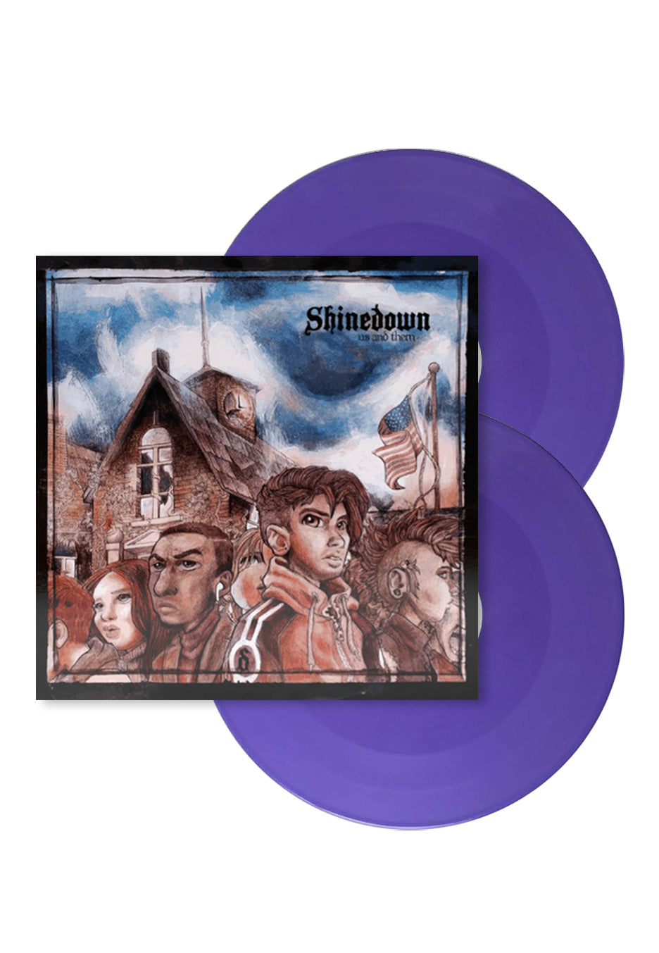 Shinedown - Us And Them Purple - Colored 2 Vinyl | Neutral-Image