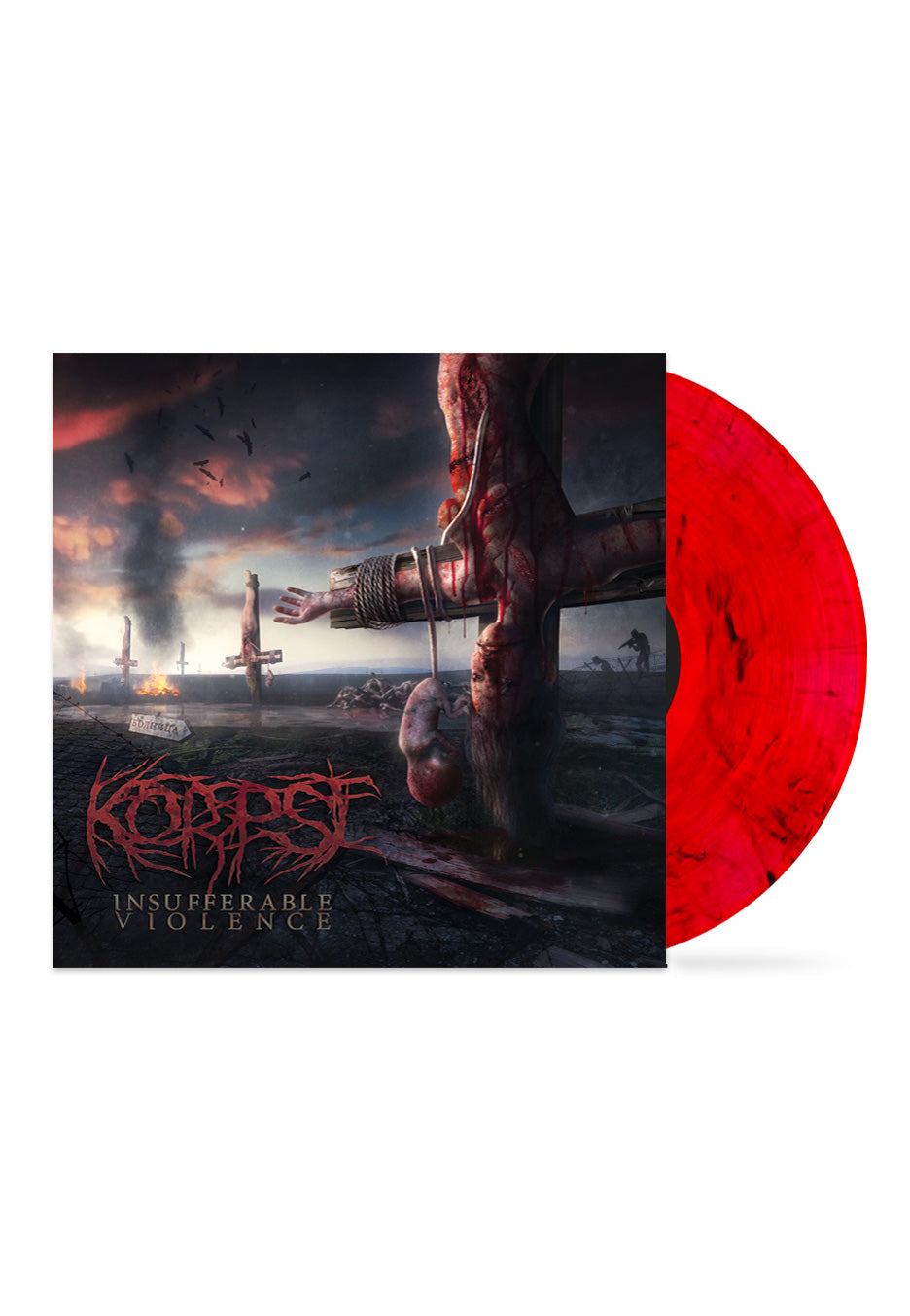 Korpse - Insufferable Violence Blood Red - Colored Vinyl | Neutral-Image