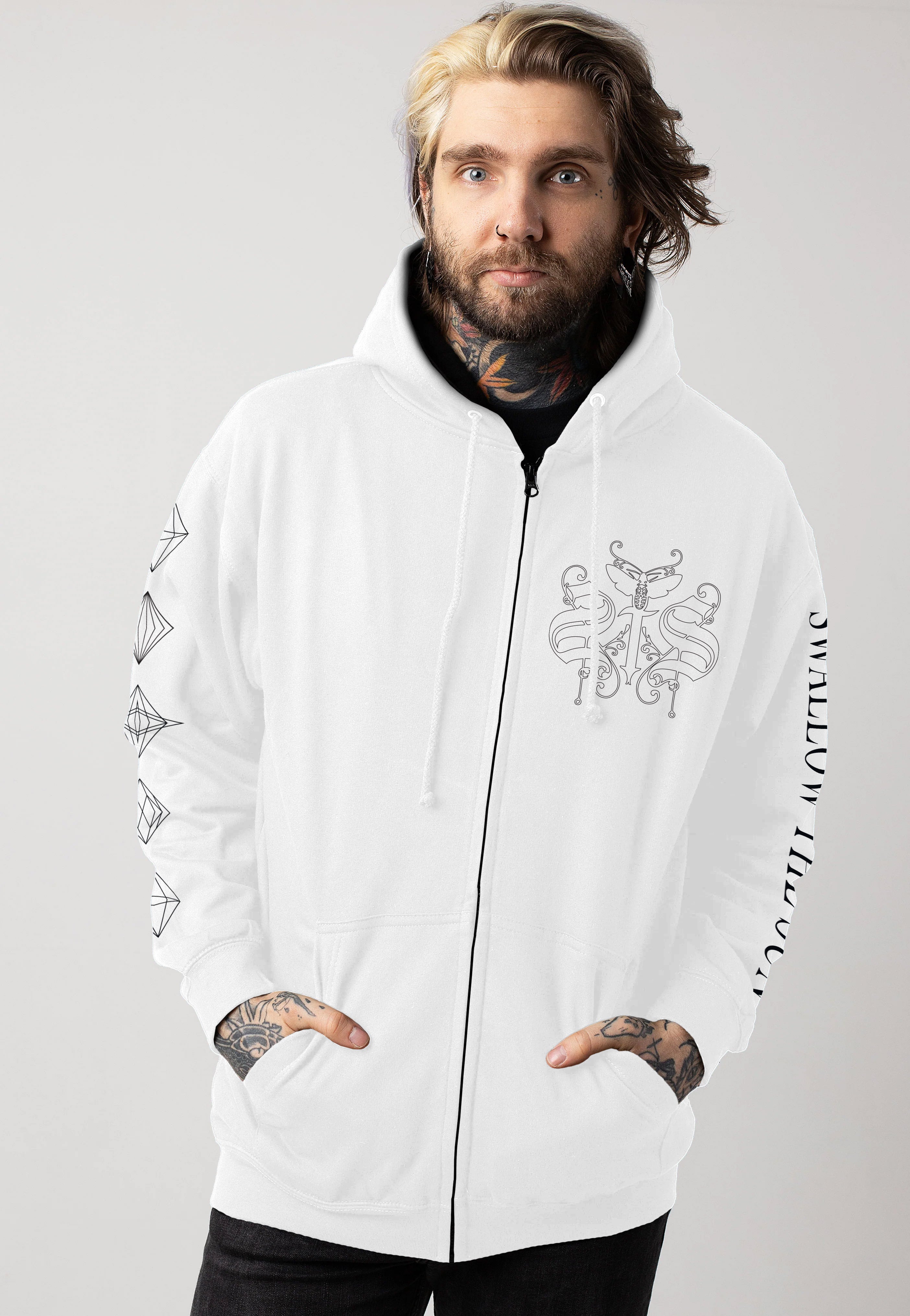 Swallow The Sun - Diamonds White - Zipper | Men-Image