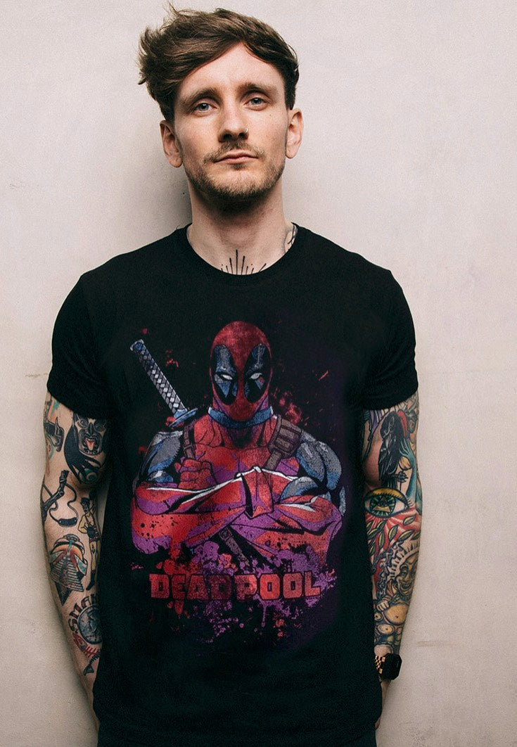 Deadpool - Pose Splat - T-Shirt | Men-Image