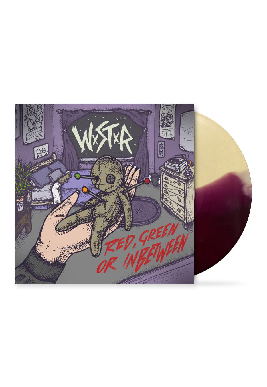 WSTR - Red Green Or Inbetween Purple/Bone Split - Colored Vinyl | Neutral-Image