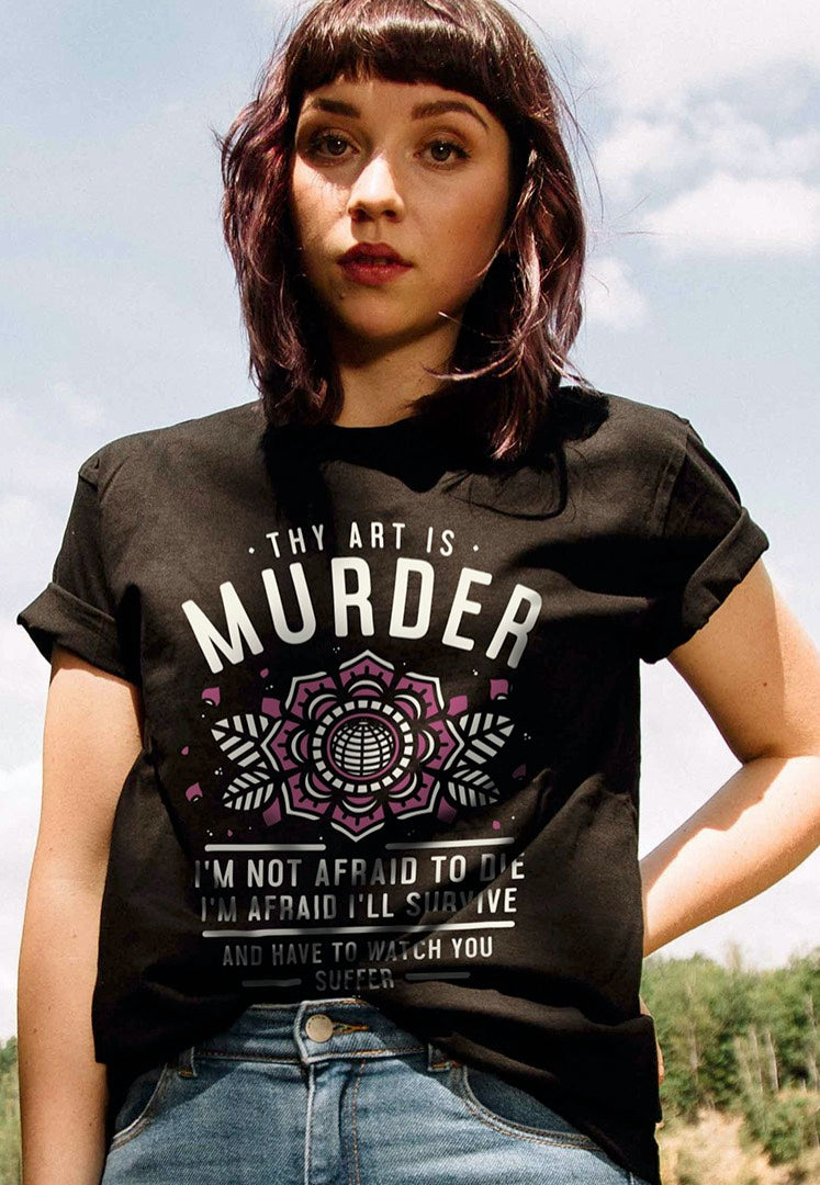 Thy Art Is Murder - Not Afraid Extended Shoulder - Girly | Women-Image