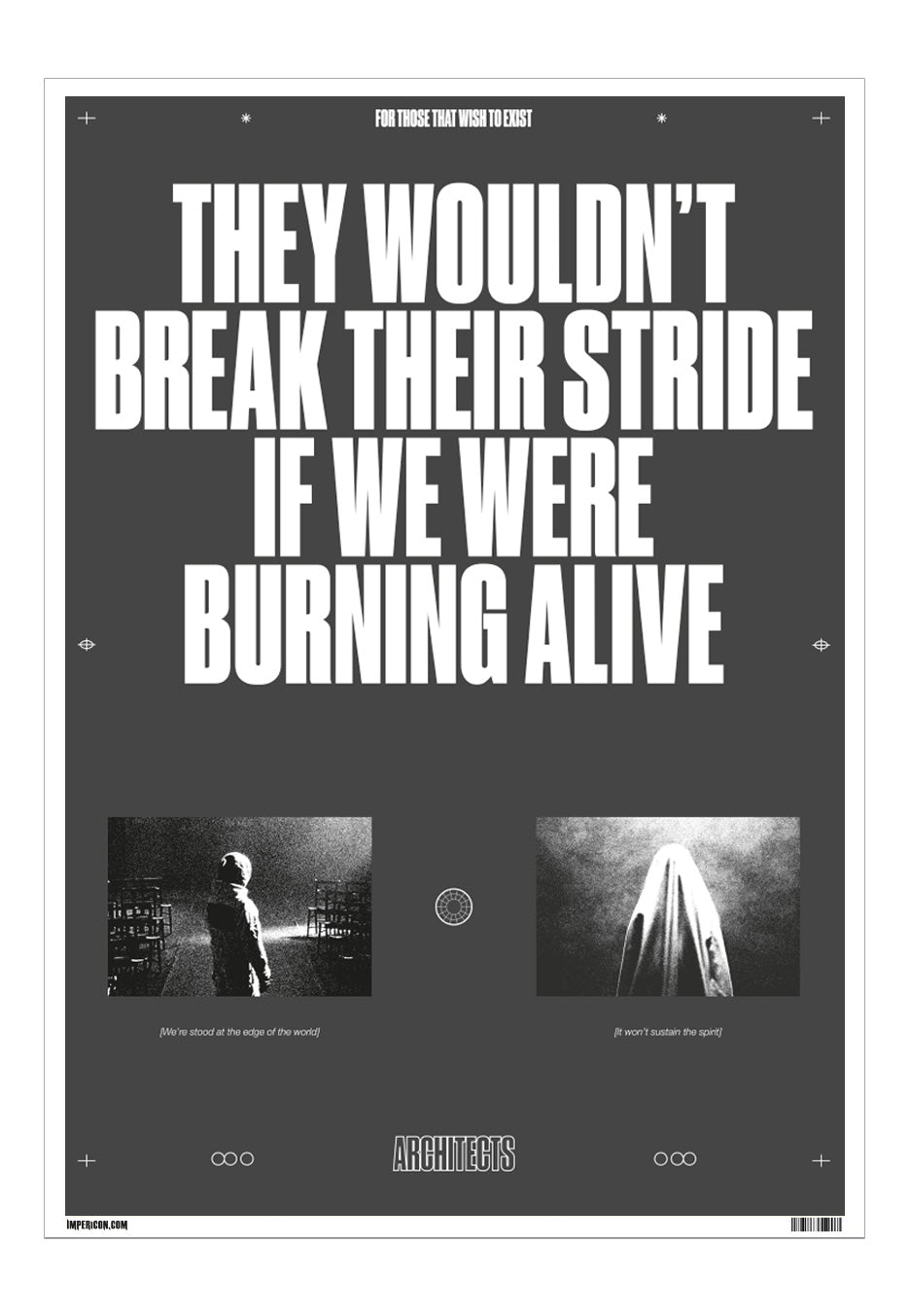 Architects - Burning Alive - Poster | Neutral-Image