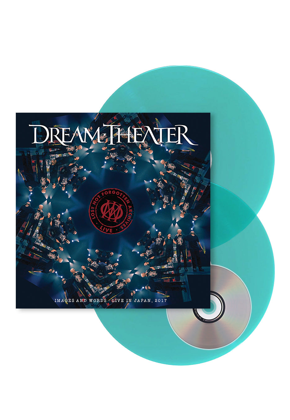 Dream Theater - Lost Not Forgotten Archives: Images And Words - Live In Japan 2017 Transparent Turquoise - 2 Vinyl + CD | Neutral-Image