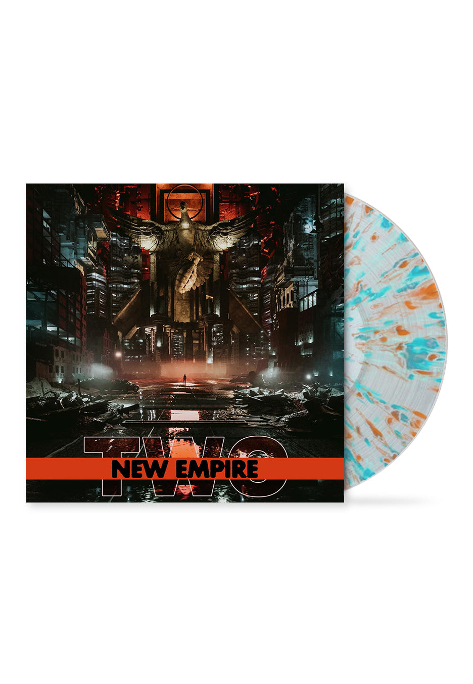 Hollywood Undead - New Empire, Vol. 2 Transparent w/ Orange and Turquoise - Splattered Vinyl | Neutral-Image