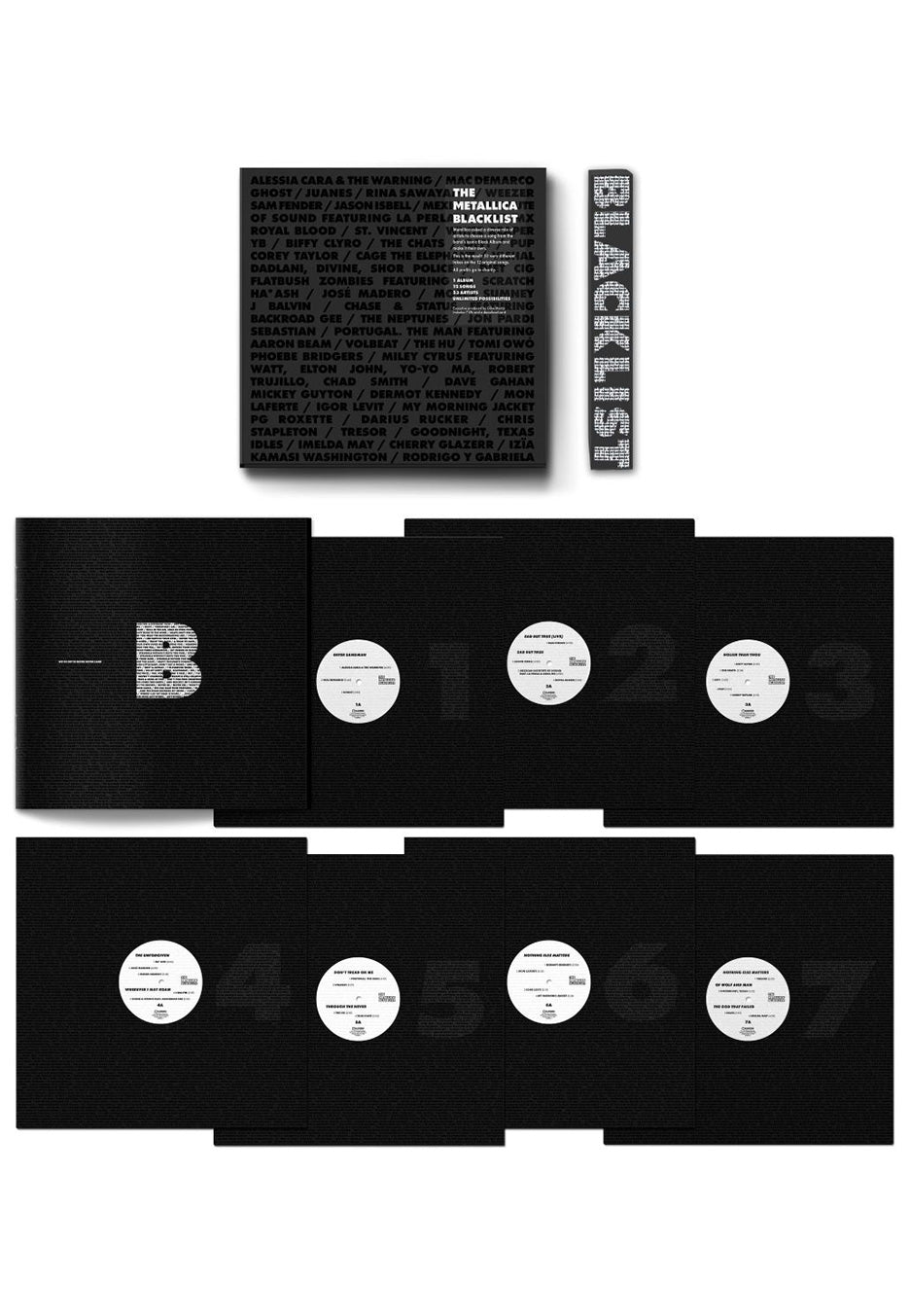 Various Artists - The Metallica Blacklist Ltd. - 7 Vinyl | Neutral-Image