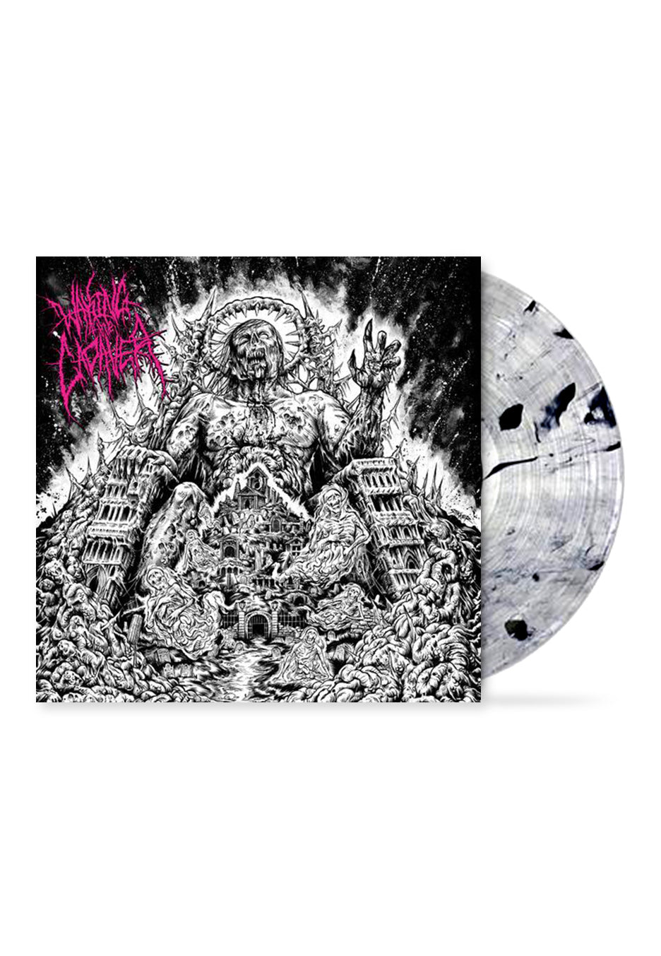 Waking The Cadaver - Authority Through Intimidation Silver Haze - Colored Vinyl | Neutral-Image