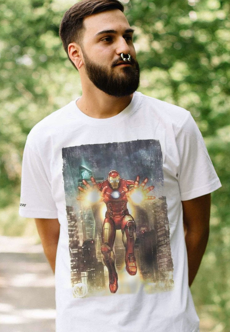 Iron Man - Iron Man White - T-Shirt | Men-Image