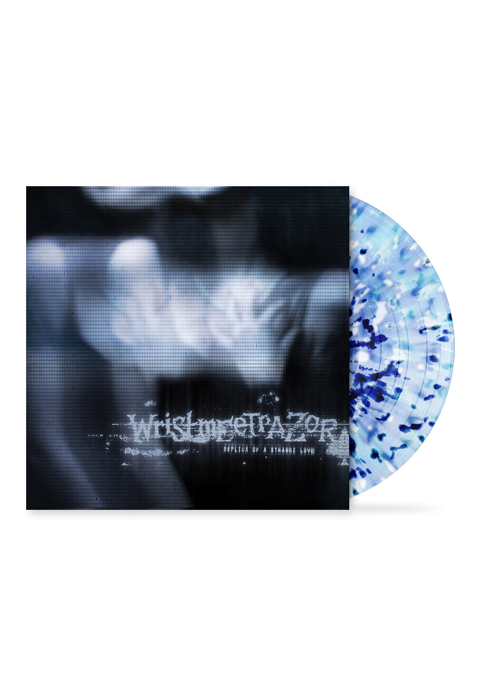 Wristmeetrazor - Replica Of A Strange Love Clear with Arctic Pearl/Frost Bite Blue/Onyx - Splattered Vinyl | Neutral-Image