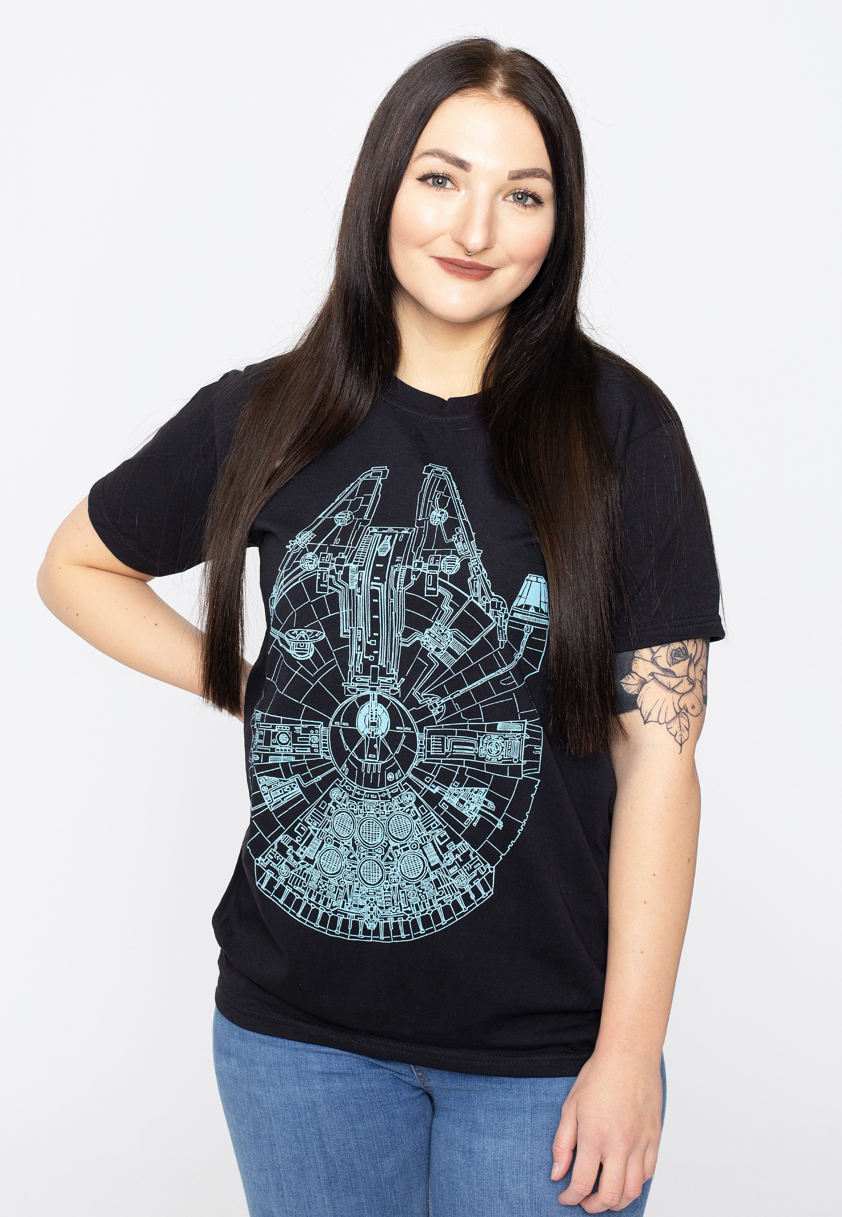 Star Wars - Blue Falcon - T-Shirt | Women-Image