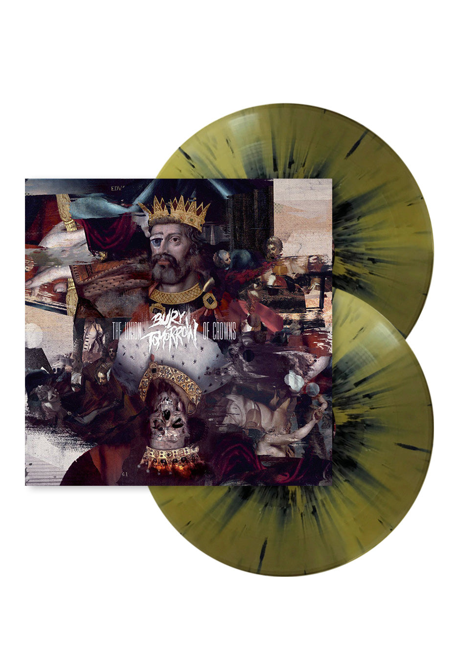 Bury Tomorrow - The Union Of Crowns Gold Black - Splattered 2 Vinyl | Neutral-Image