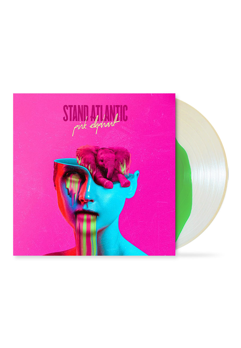 Stand Atlantic - Pink Elephant Green In Clear - Colored Vinyl | Neutral-Image