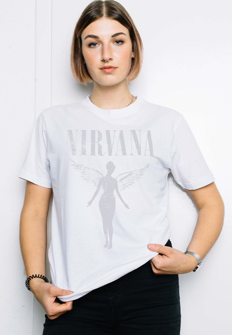 Nirvana - In Utero Tour White - T-Shirt | Women-Image