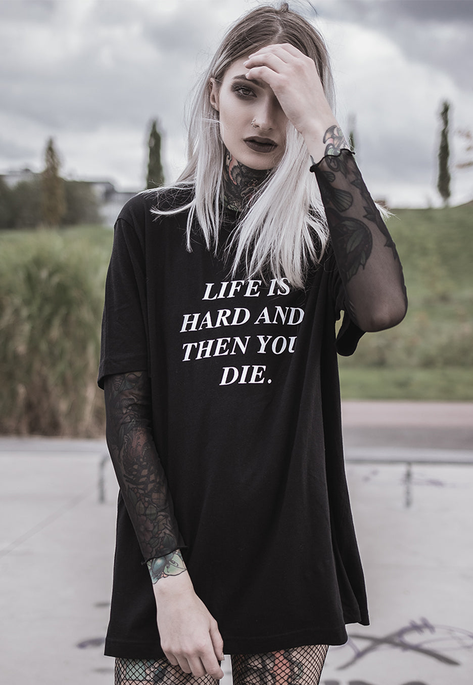 Fuchsteufelswild - Life Is Hard - T-Shirt | Women-Image