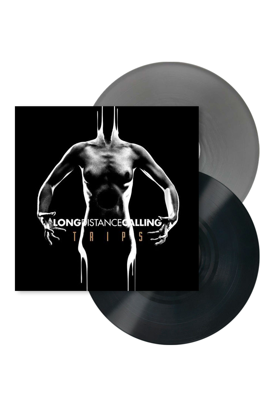 Long Distance Calling - Trips Solid Silver & Black - Colored 2 Vinyl | Neutral-Image