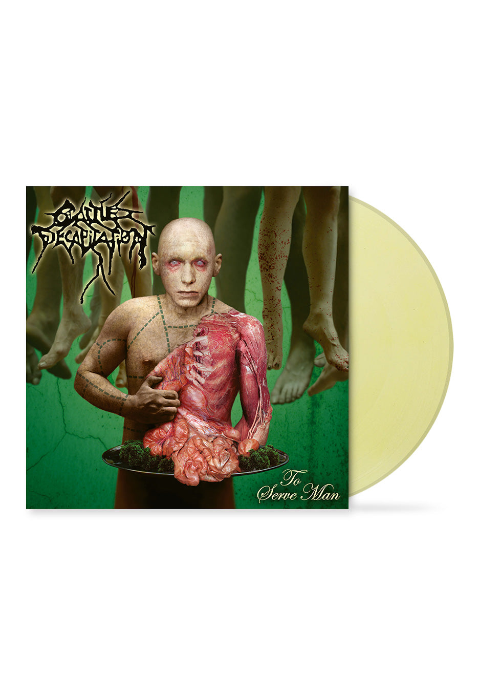 Cattle Decapitation - To Serve Man Transparent Yellow - Marbled Vinyl | Neutral-Image