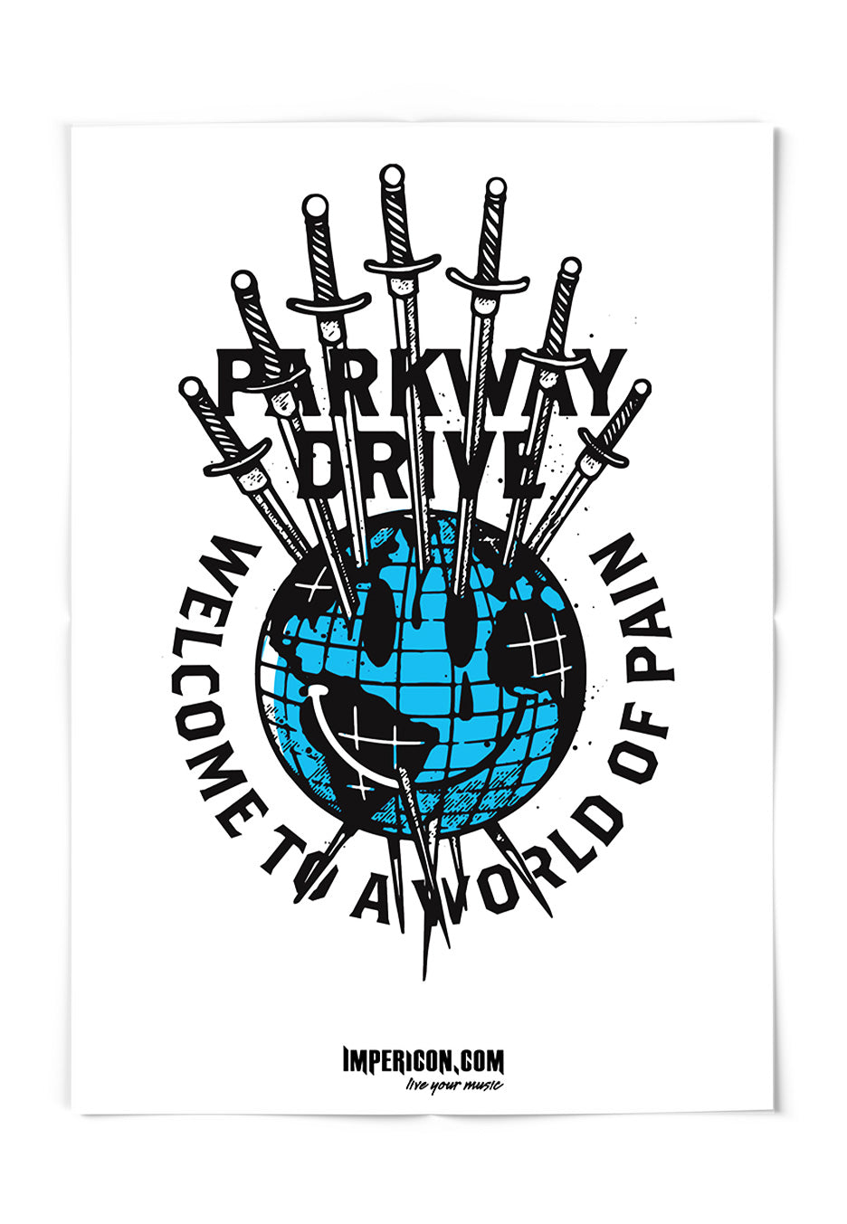 Parkway Drive - World Of Pain Folded - Poster | Neutral-Image