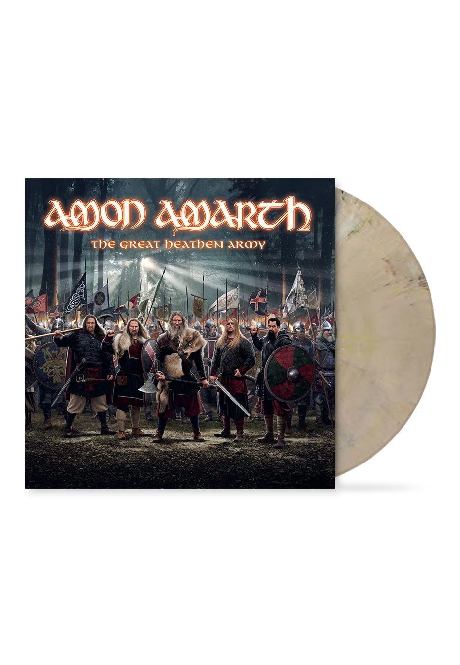 Amon Amarth - The Great Heathen Army Fur Off White - Marbled Vinyl | Neutral-Image